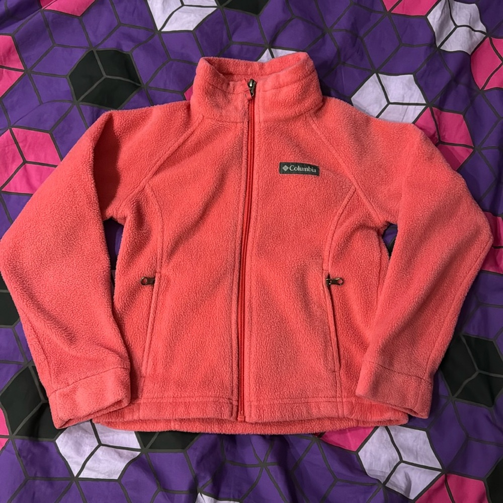 Girls Columbia Fleece Jacket Size XS Pre-owned